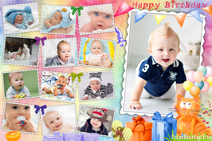 Плакат "Happy Birthday" №35