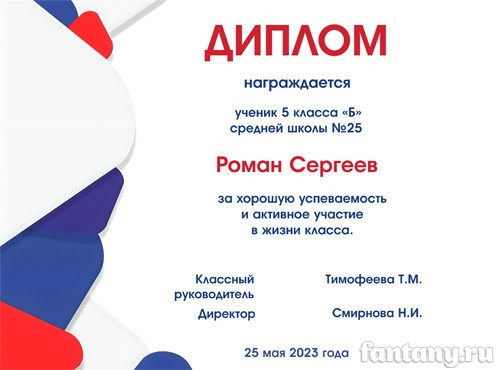 Официальный диплом №11
