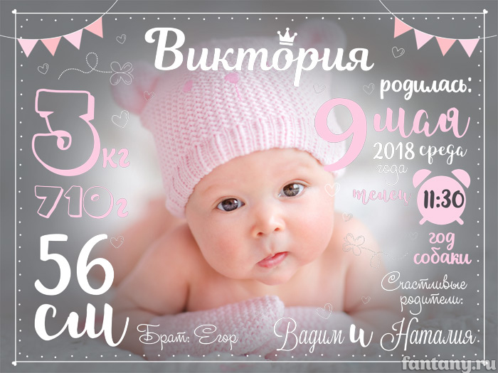 Метрика №39 с фотографией